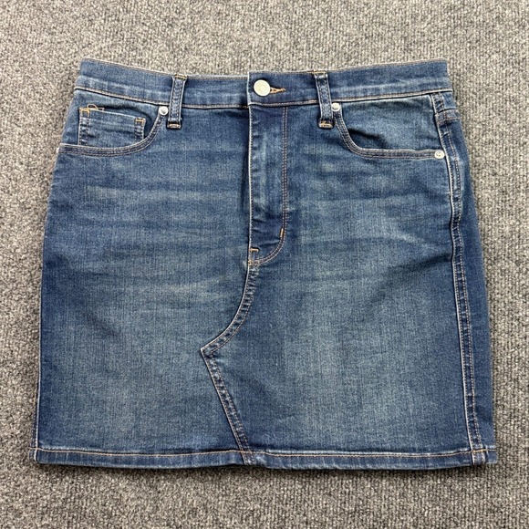 We The Free Dresses & Skirts - We The Free Denim Mini Skirt Womens 28 Blue Medium Wash High Rise Short OB889956
